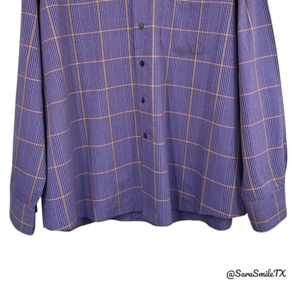 ALAN FLUSSER Colorful Plaid Long Sleeve Button Down Shirt - Picture 8 of 12